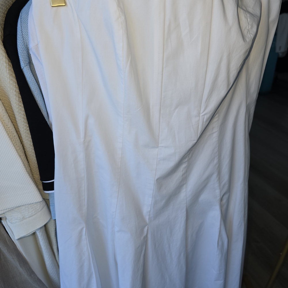 Mare Mare x Anthropologie Strapless Seamed A-line Midi Dress - Picture 9 of 15